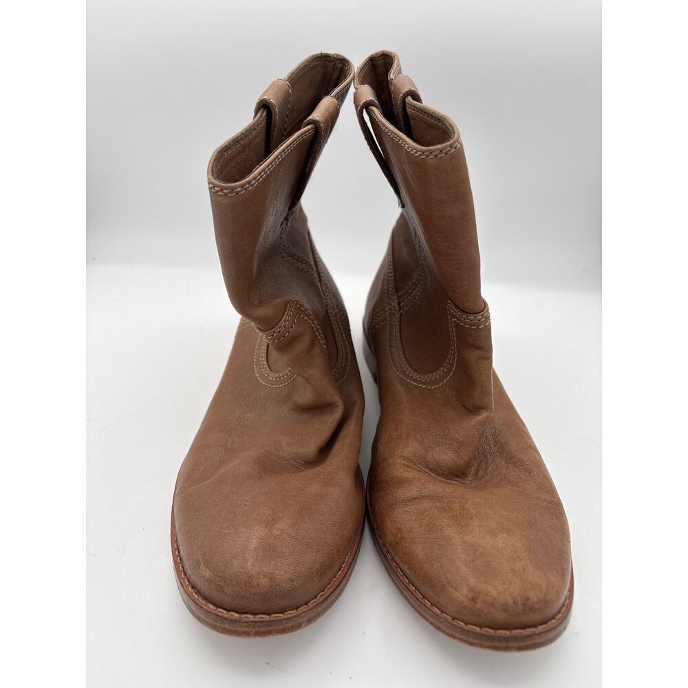 Women’s Frye Size 8 Soft Leather Coffee Brown Ankle Boots
